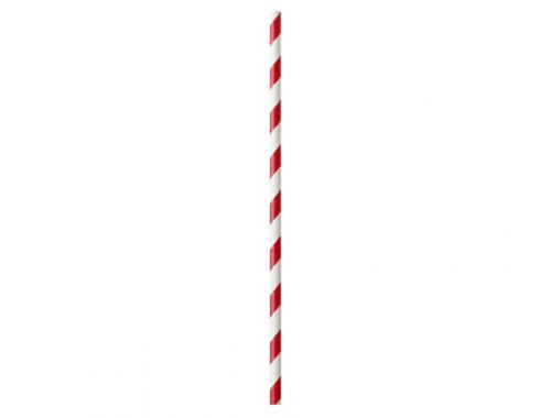 Palhas de papel nupik vermelho/branco pack de 50 unidades , Nupik , 155193 , 8411457160629